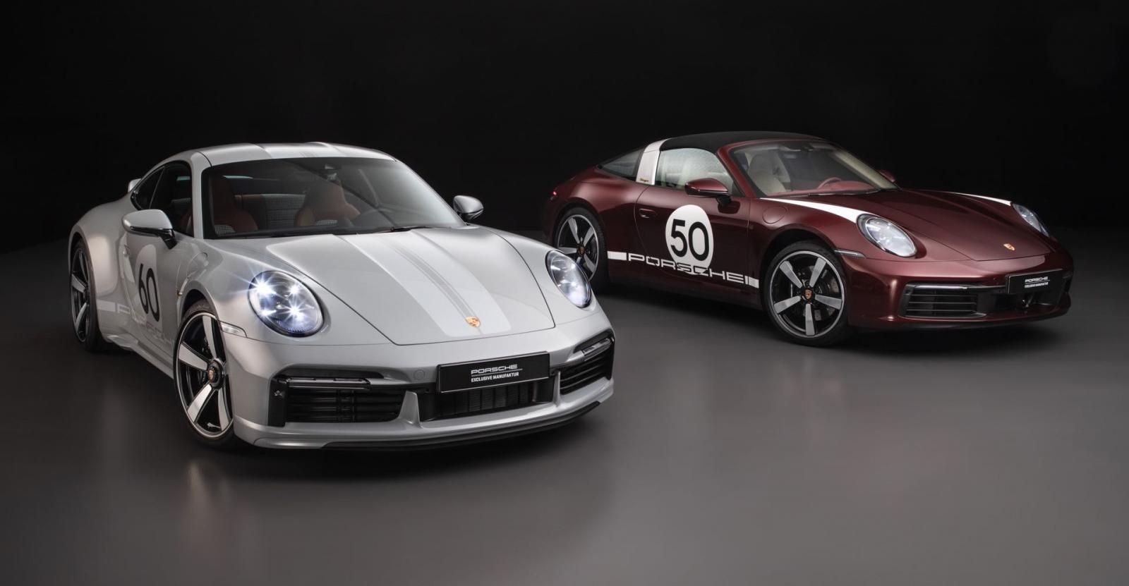 Porsche 911 Sport Classic e 911 Targa 4S Heritage Design Edition