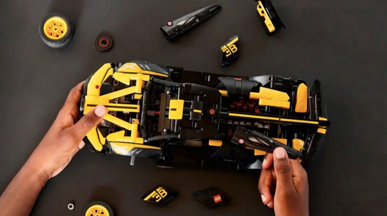 Bugatti Bolide Lego Technic montaggio