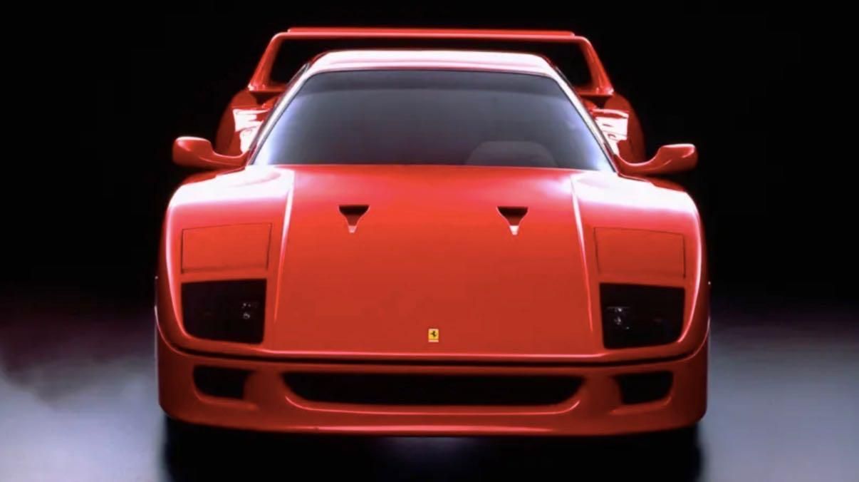 Ferrari F40 frontale
