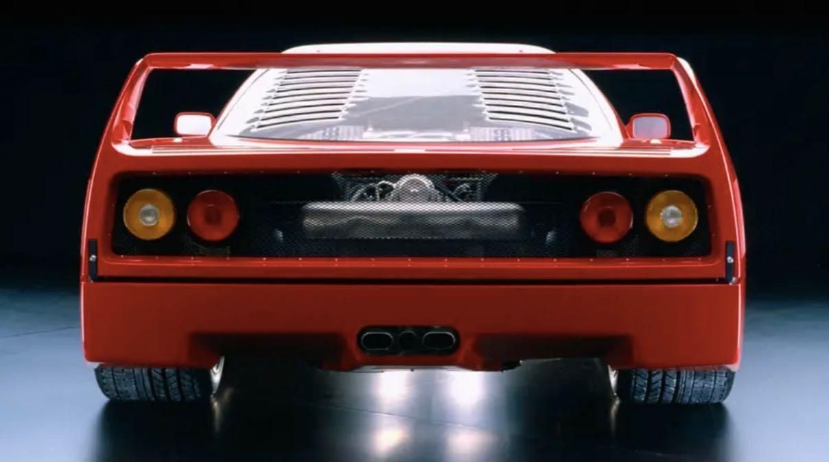 Ferrari F40 coda