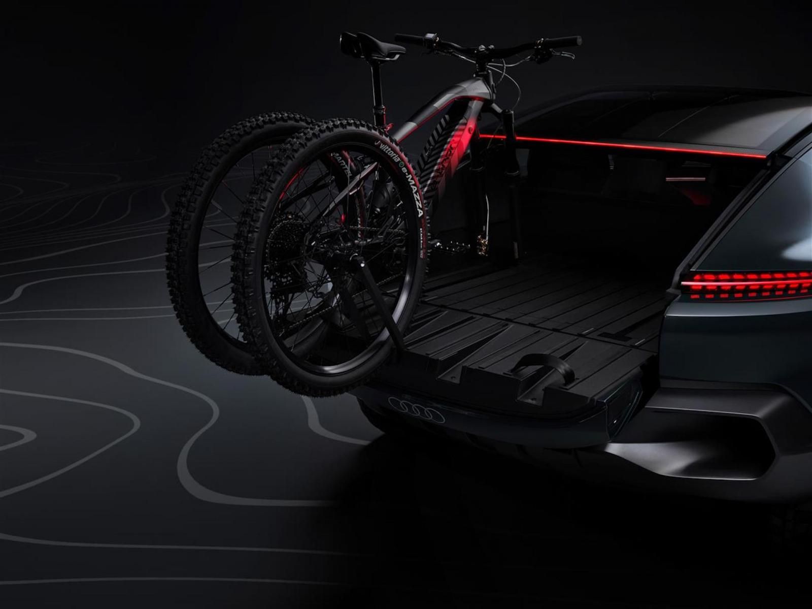 Audi activesphere concept - trasporto bici elettriche