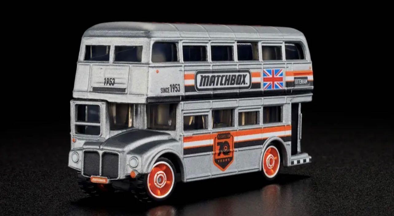 Mattel serie speciale di modellini per i 70 anni di Matchbox bus Londra due piani