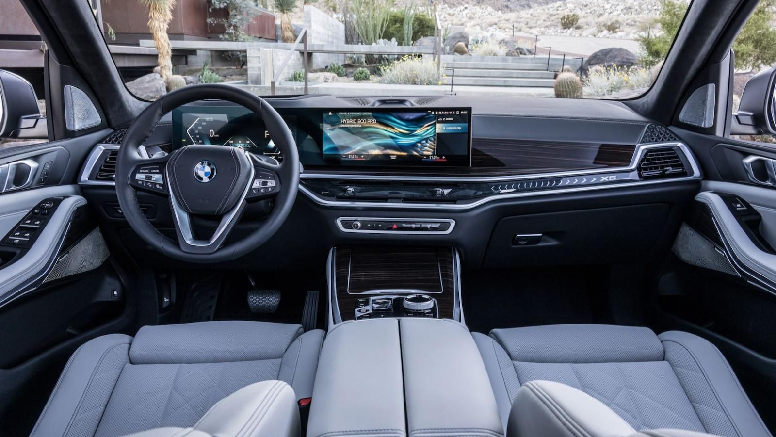 Nuova BMW X5 restyling 2023, internio